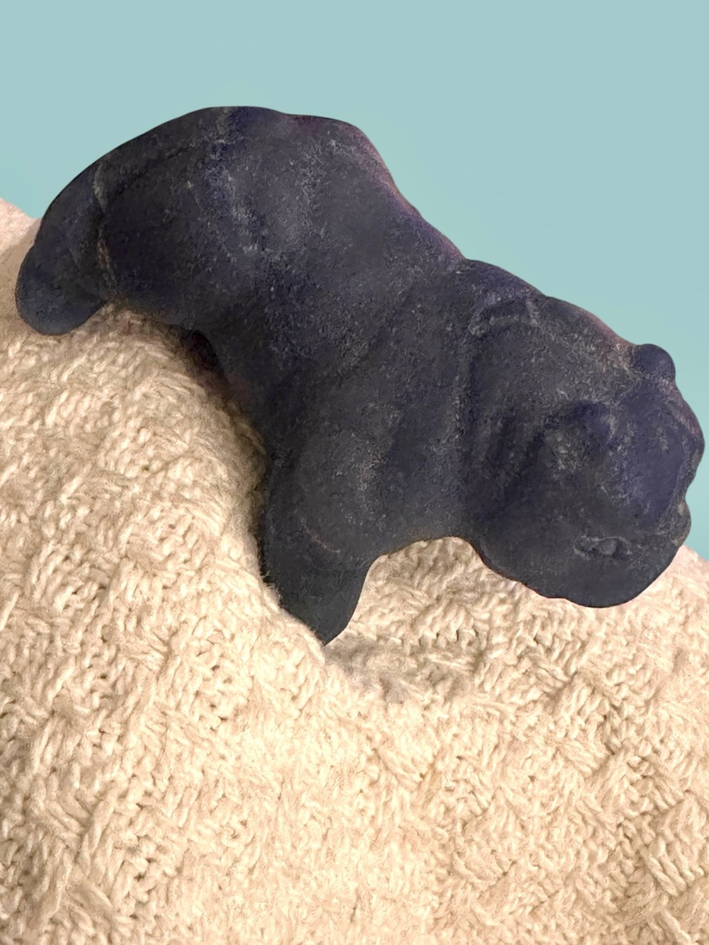 Blue Aventurine Crystal PitBull
